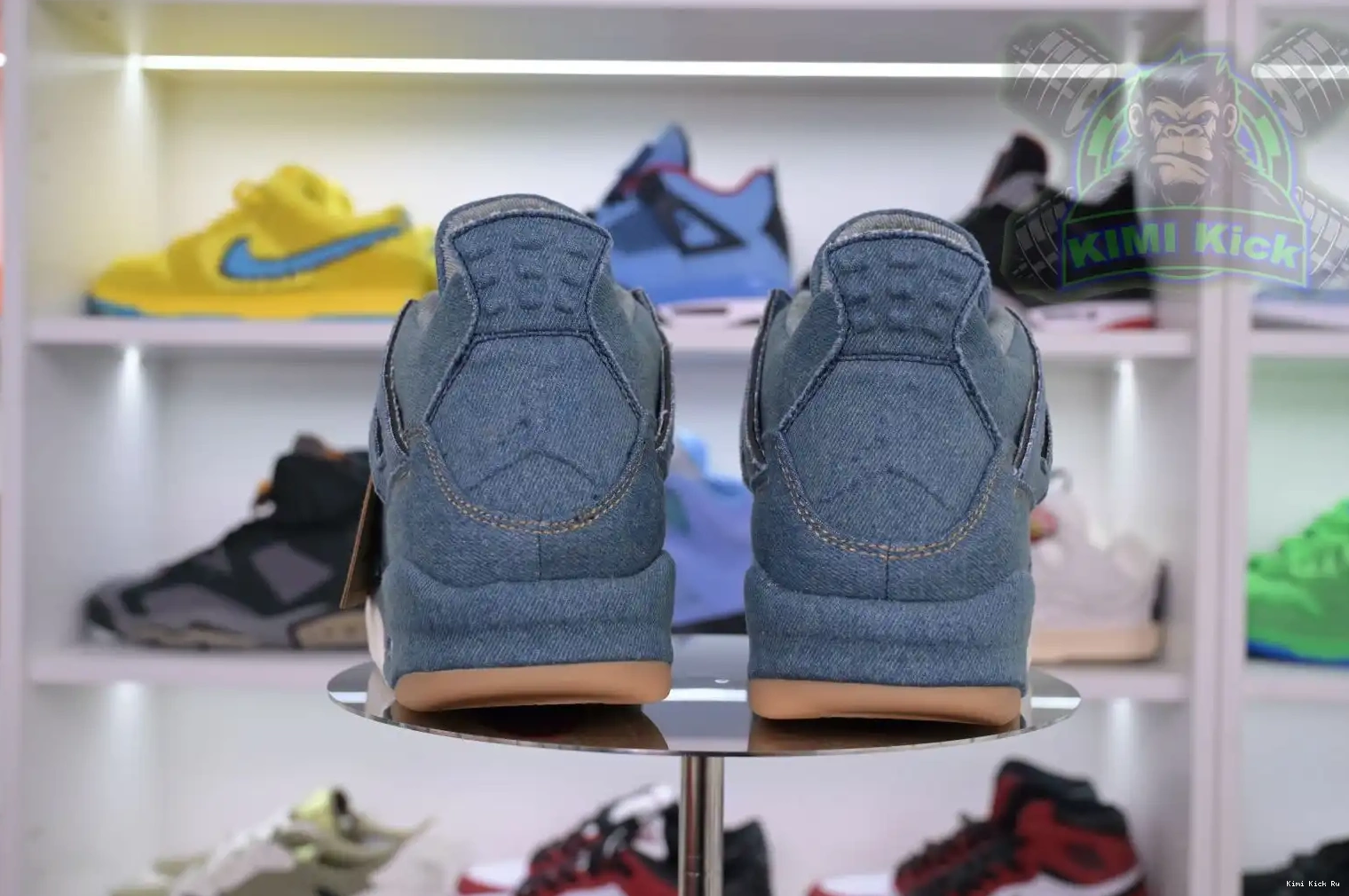 Jordan Air Kimikick Jordan 4 levis denim retro 0725